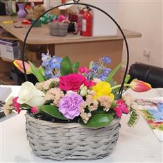 Colourful Spring Basket