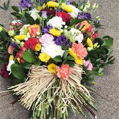 Bright Blooms-Funeral sheaf