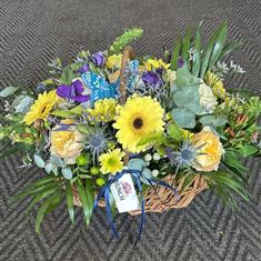 Yellow country basket